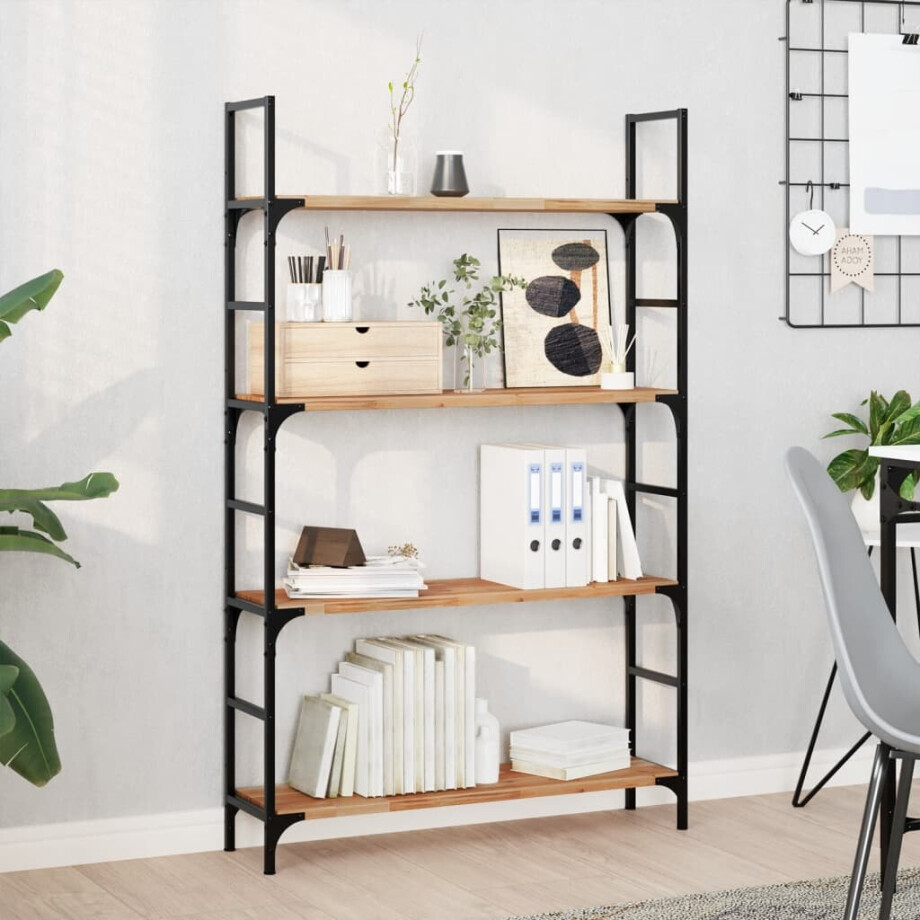vidaXL Wandschappen 2 st zwevend olieafwerking 100x20x2 cm acaciahout vidaXL Wandschappen 2 st zwevend olieafwerking 100x20x2 cm acaciahout afbeelding 1