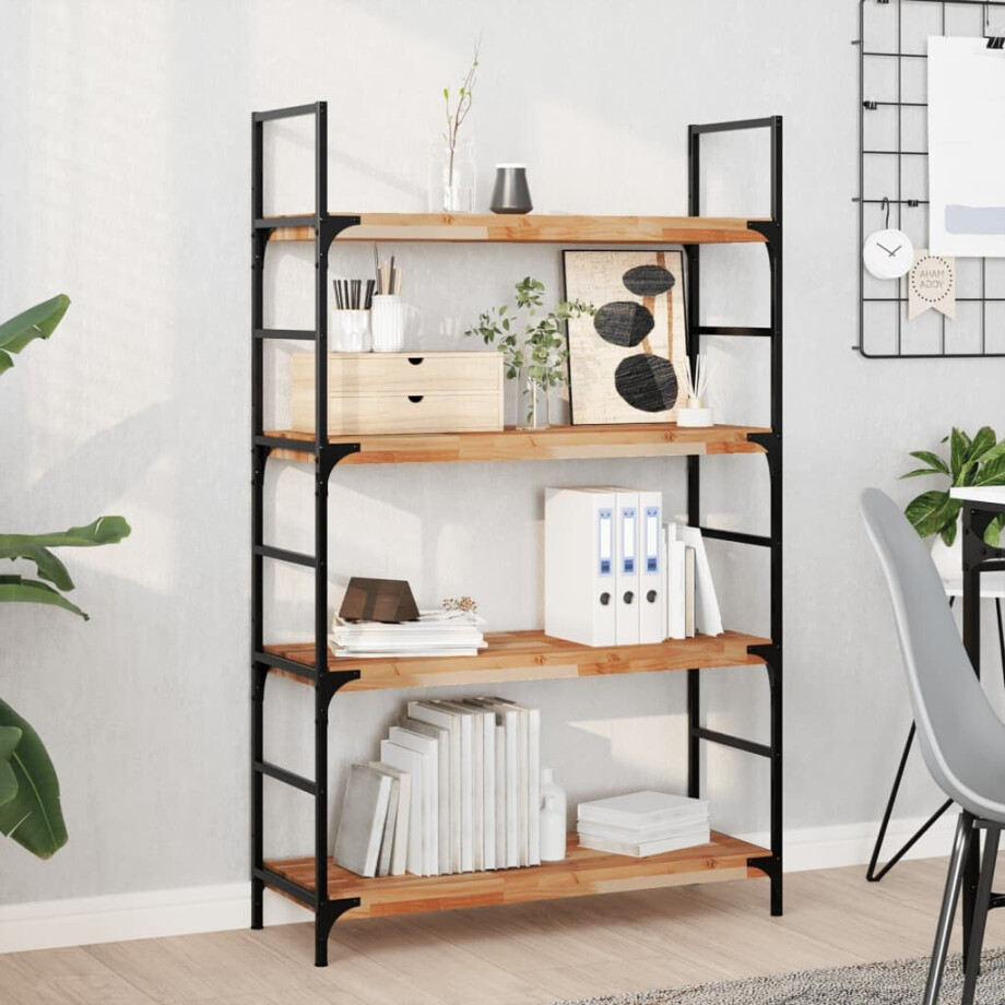 vidaXL Wandschappen 2 st zwevend olieafwerking 100x30x4 cm acaciahout vidaXL Wandschappen 2 st zwevend olieafwerking 100x30x4 cm acaciahout afbeelding 1