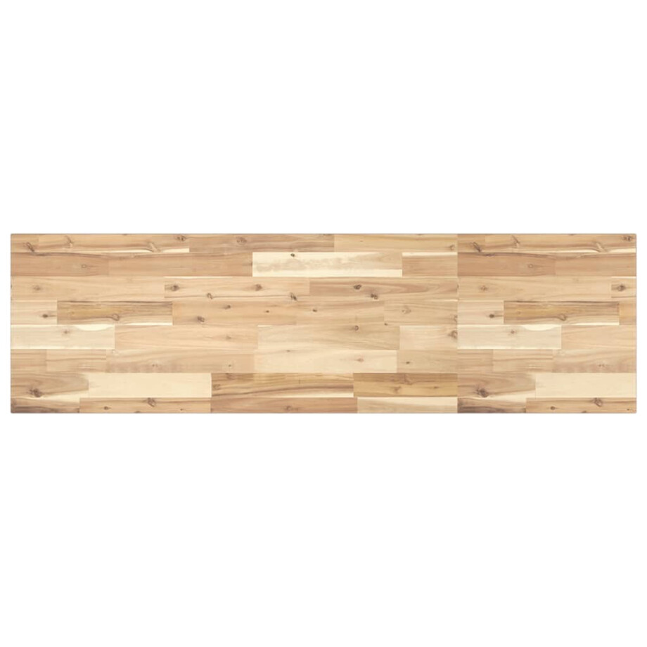 vidaXL Wastafelblad 120x40x2 cm onbehandeld massief acaciahout vidaXL Wastafelblad 120x40x2 cm onbehandeld massief acaciahout afbeelding 1