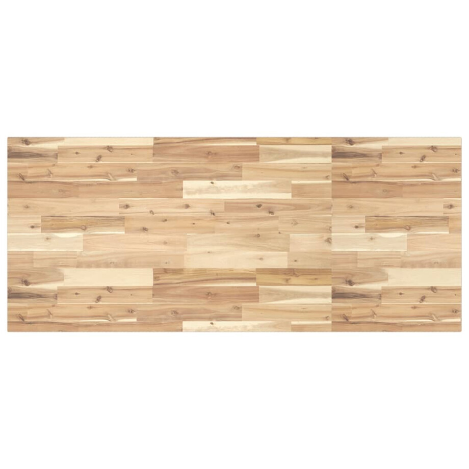 vidaXL Wastafelblad 120x60x2 cm onbehandeld massief acaciahout vidaXL Wastafelblad 120x60x2 cm onbehandeld massief acaciahout afbeelding 1