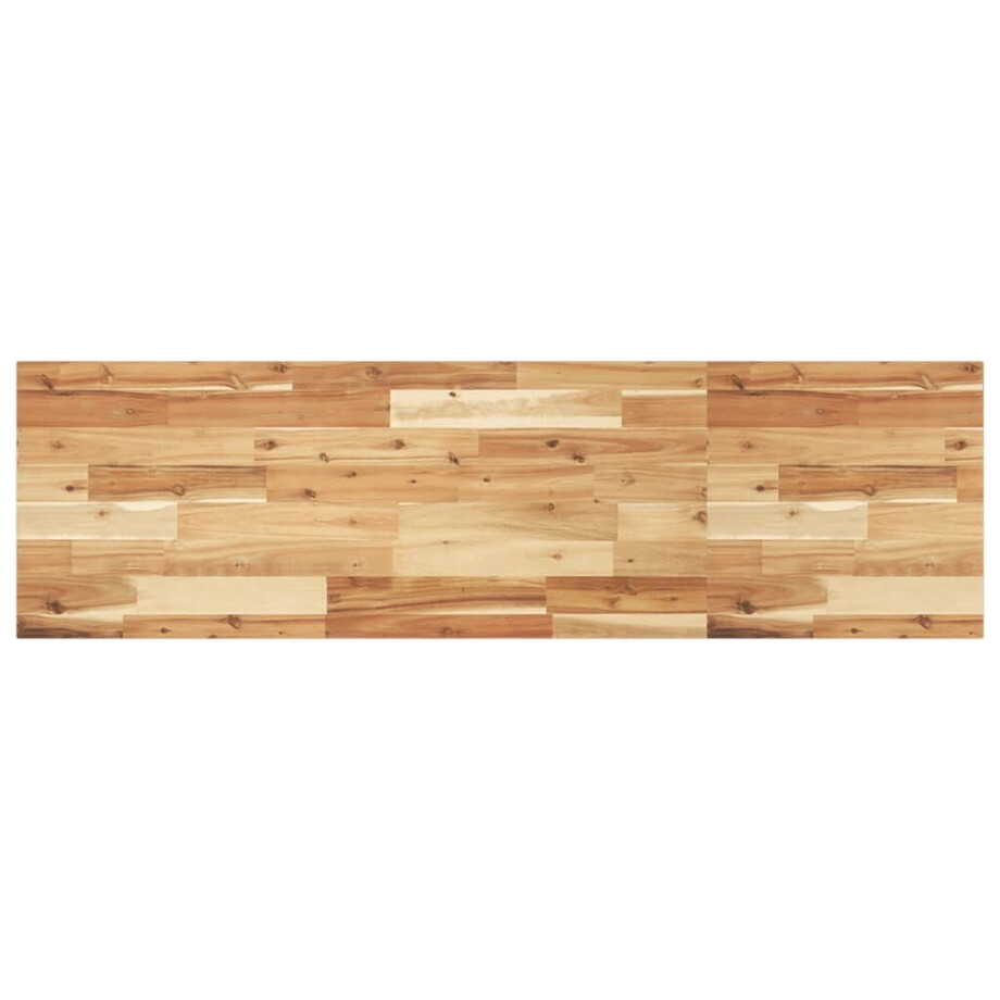 vidaXL Wastafelblad met olieafwerking 140x40x2 cm massief acaciahout vidaXL Wastafelblad met olieafwerking 140x40x2 cm massief acaciahout afbeelding 1