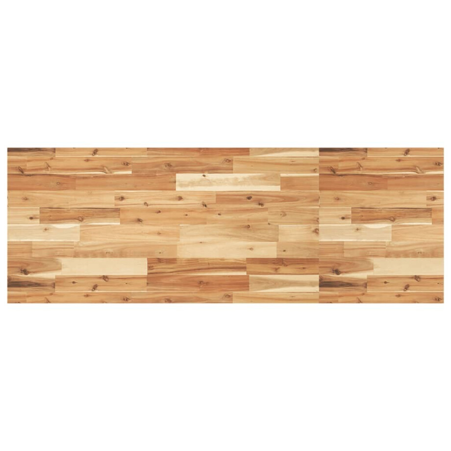 vidaXL Wastafelblad met olieafwerking 160x50x2 cm massief acaciahout vidaXL Wastafelblad met olieafwerking 160x50x2 cm massief acaciahout afbeelding 1