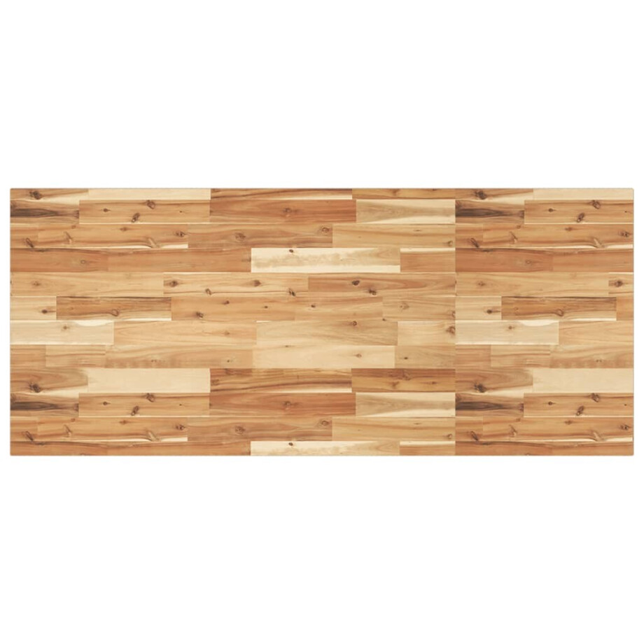 vidaXL Wastafelblad met olieafwerking 120x60x2 cm massief acaciahout afbeelding 1
