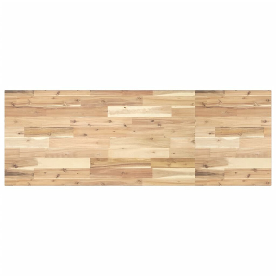 vidaXL Bureaublad 120x50x2 cm onbehandeld massief acaciahout afbeelding 1