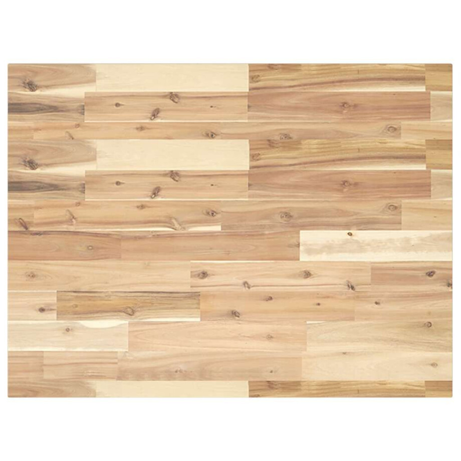 vidaXL Bureaublad 80x60x2 cm onbehandeld massief acaciahout vidaXL Bureaublad 80x60x2 cm onbehandeld massief acaciahout afbeelding 1