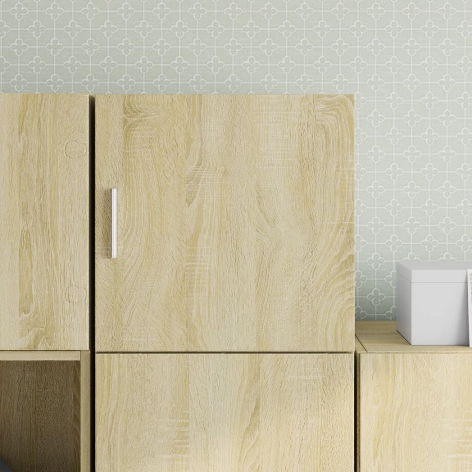 vidaXL Wandkast 40x42,5x40 cm bewerkt hout sonoma eikenkleurig afbeelding 1