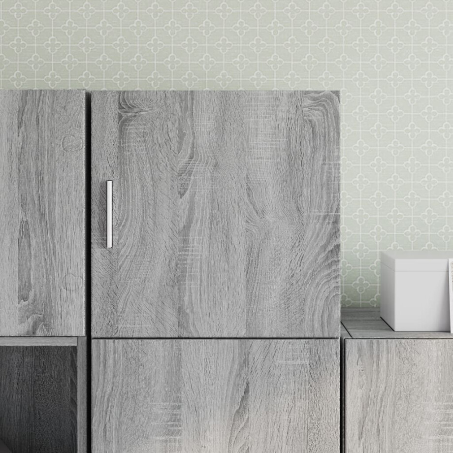 vidaXL Wandkast 40x42,5x40 cm bewerkt hout grijs sonoma vidaXL Wandkast 40x42,5x40 cm bewerkt hout grijs sonoma afbeelding 1