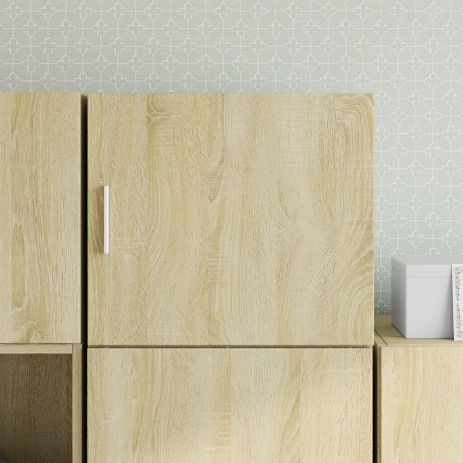vidaXL Wandkast 45x42,5x40 cm bewerkt hout sonoma eikenkleurig afbeelding 1