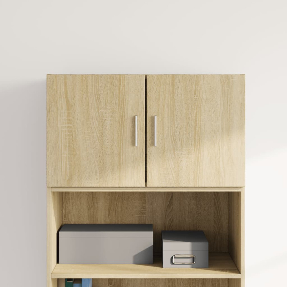 vidaXL Wandkast 70x42,5x40 cm bewerkt hout sonoma eikenkleurig afbeelding 1