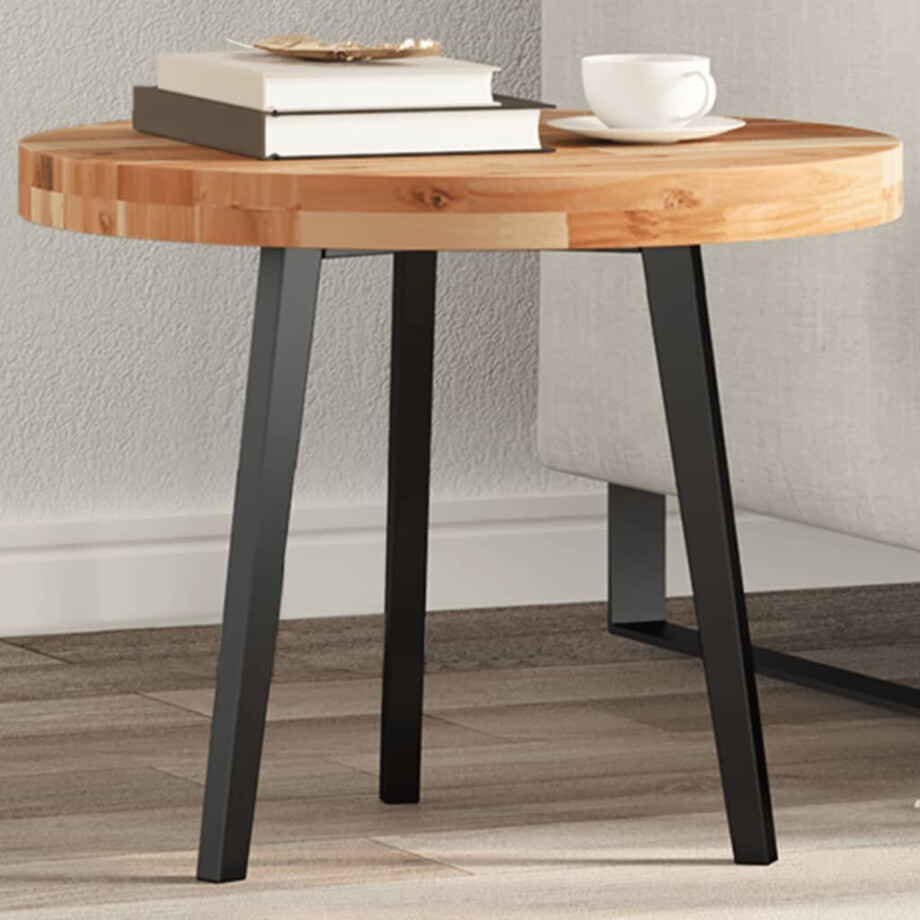 vidaXL Tafelblad rond Ø 50x4 cm massief acaciahout vidaXL Tafelblad rond Ø 50x4 cm massief acaciahout afbeelding 1