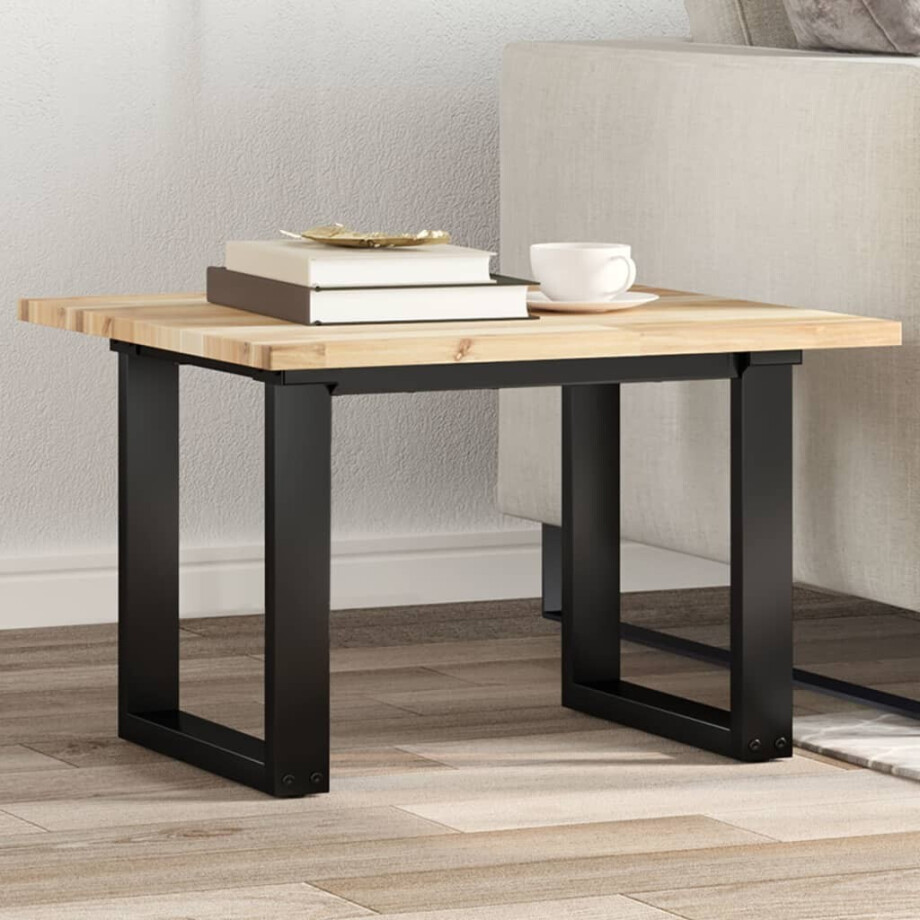 vidaXL Tafelblad vierkant 60x60x2 cm massief acaciahout afbeelding 1