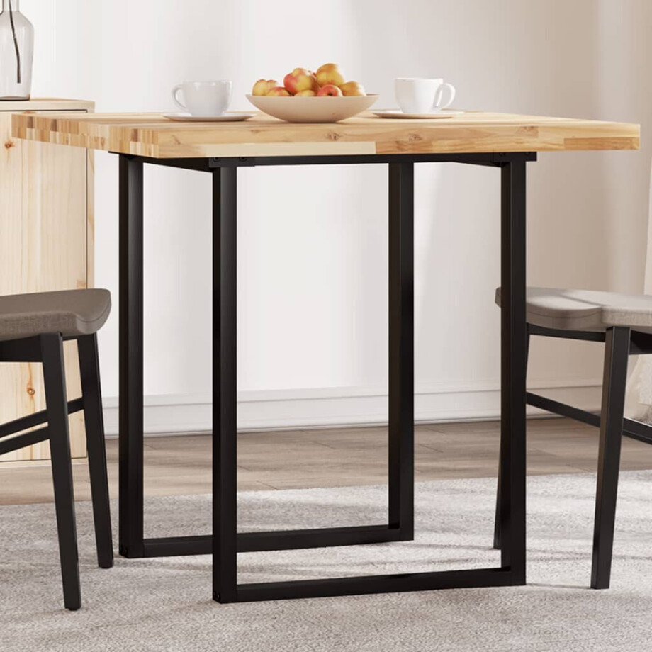 vidaXL Tafelblad vierkant 80x80x4 cm massief acaciahout afbeelding 1