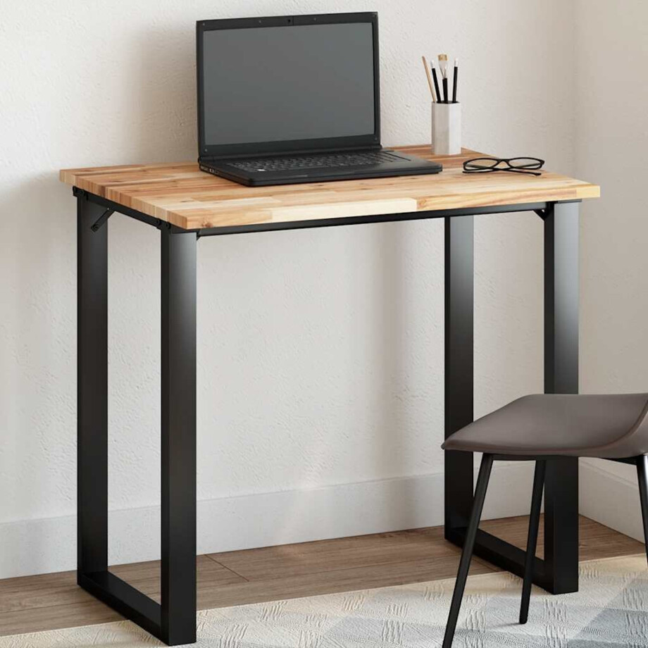 vidaXL Tafelblad rechthoekig 80x60x2 cm massief acaciahout afbeelding 1