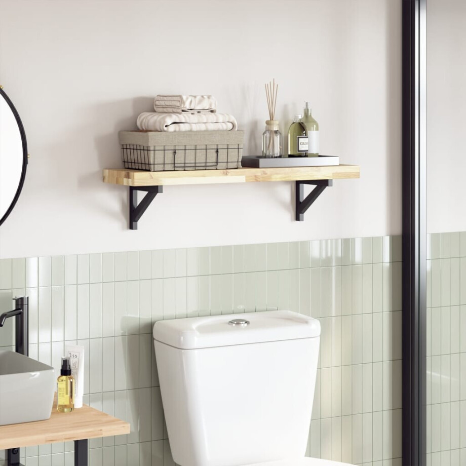 vidaXL Tafelblad rechthoekig 80x20x4 cm massief acaciahout afbeelding 1