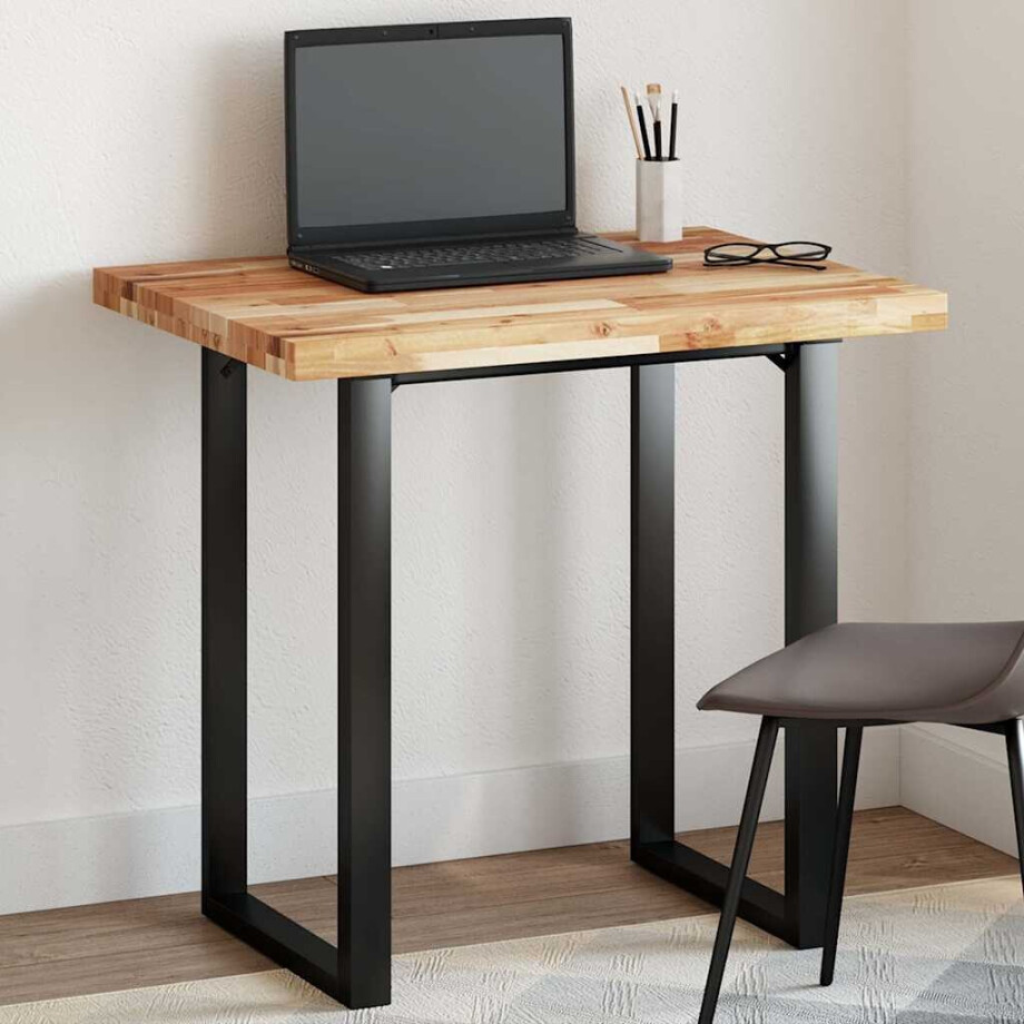 vidaXL Tafelblad rechthoekig 80x60x4 cm massief acaciahout afbeelding 1