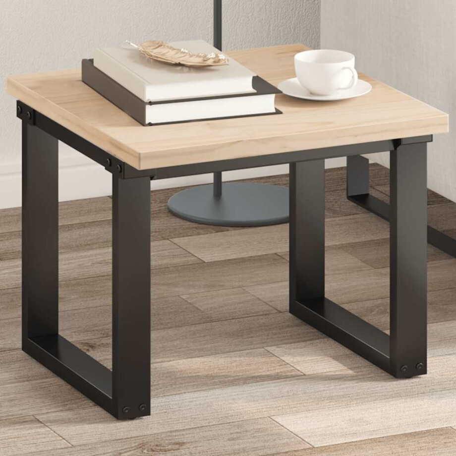 vidaXL Tafelblad vierkant 50x50x2,5 cm massief grenenhout afbeelding 1