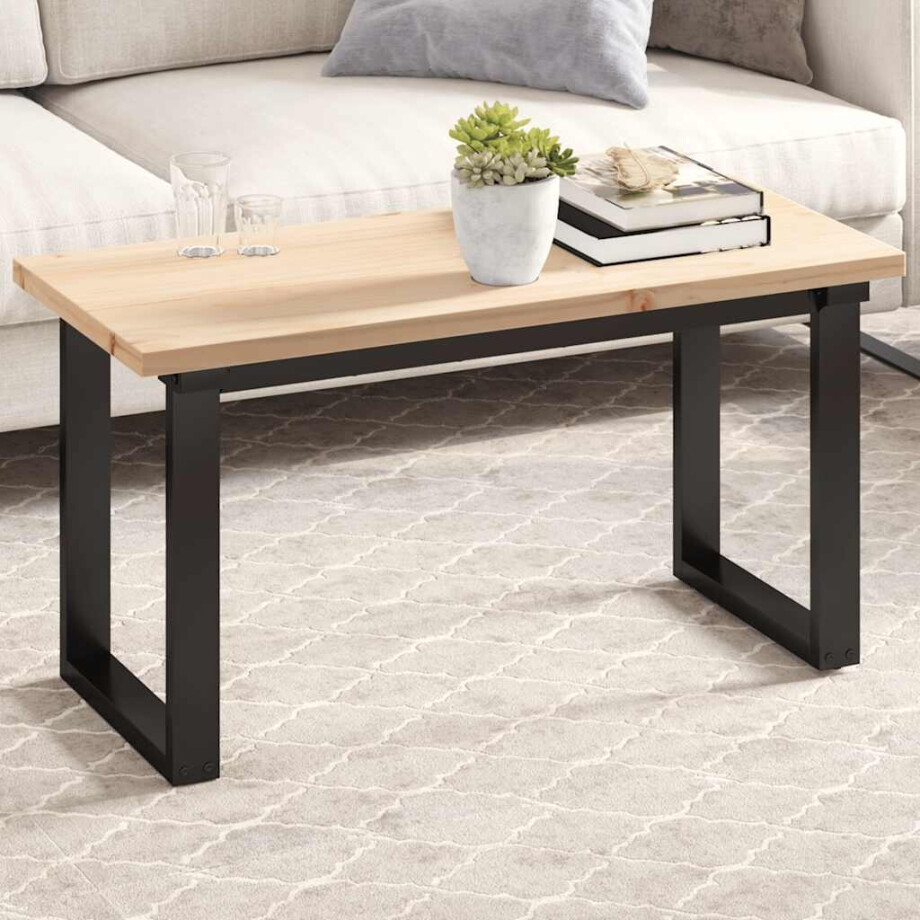 vidaXL Tafelblad rechthoekig 90x40x2,5 cm massief grenenhout afbeelding 1