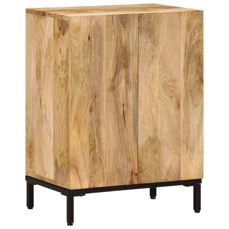 vidaXL Dressoir 53x35x72 cm massief mangohout vidaXL Dressoir 53x35x72 cm massief mangohout afbeelding 1