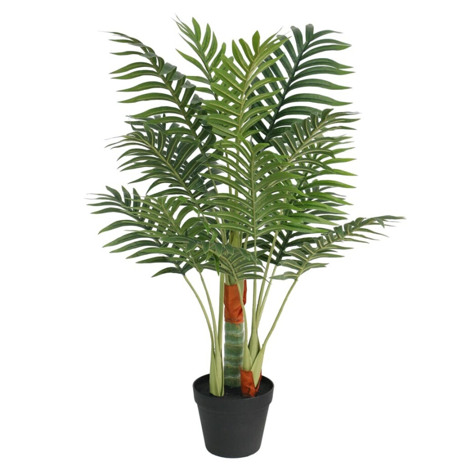 vidaXL Kunstpalmboom met 3 stammen 85 cm polypropeen groen vidaXL Kunstpalmboom met 3 stammen 85 cm polypropeen groen afbeelding
