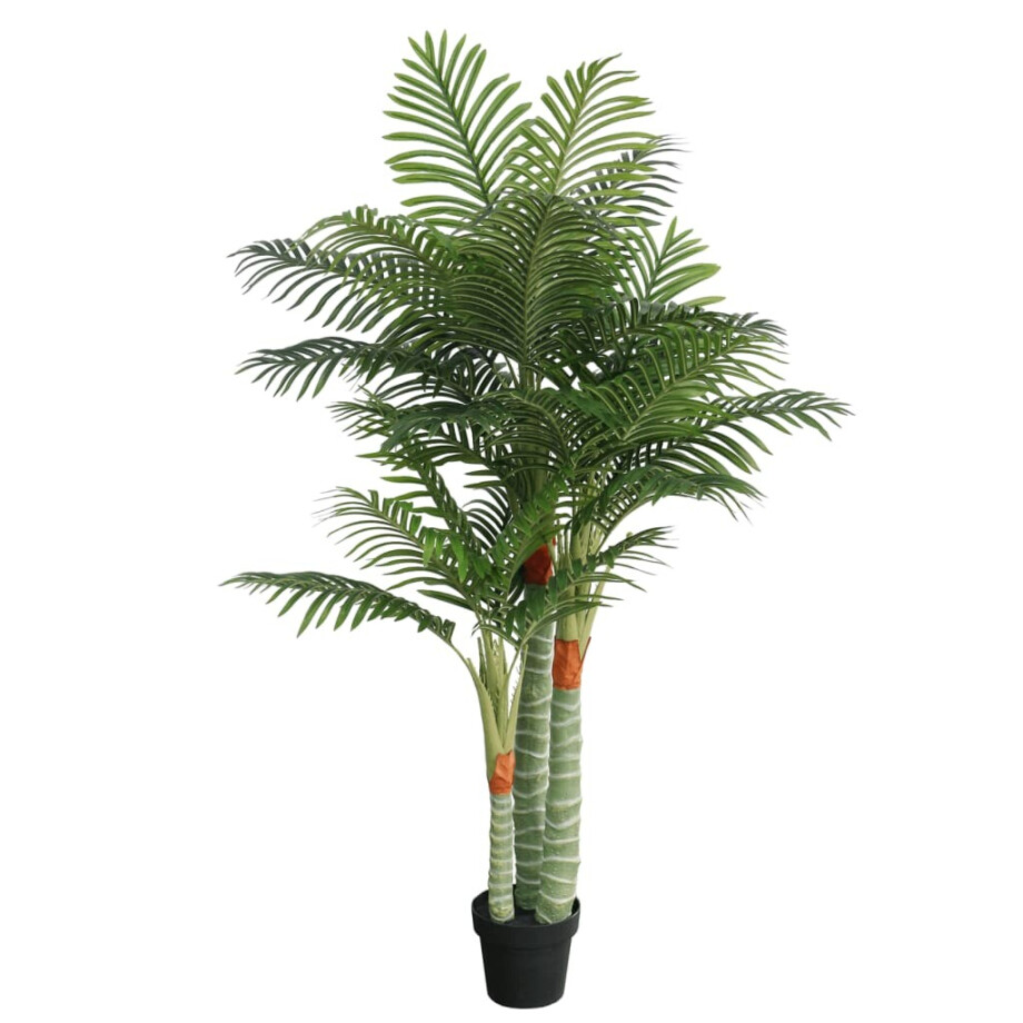 vidaXL Kunstpalmboom met 3 stammen 180 cm polypropeen groen vidaXL Kunstpalmboom met 3 stammen 180 cm polypropeen groen afbeelding