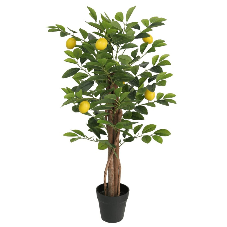 vidaXL Kunstcitroenboom met 3 stammen 85 cm polypropeen groen vidaXL Kunstcitroenboom met 3 stammen 85 cm polypropeen groen afbeelding