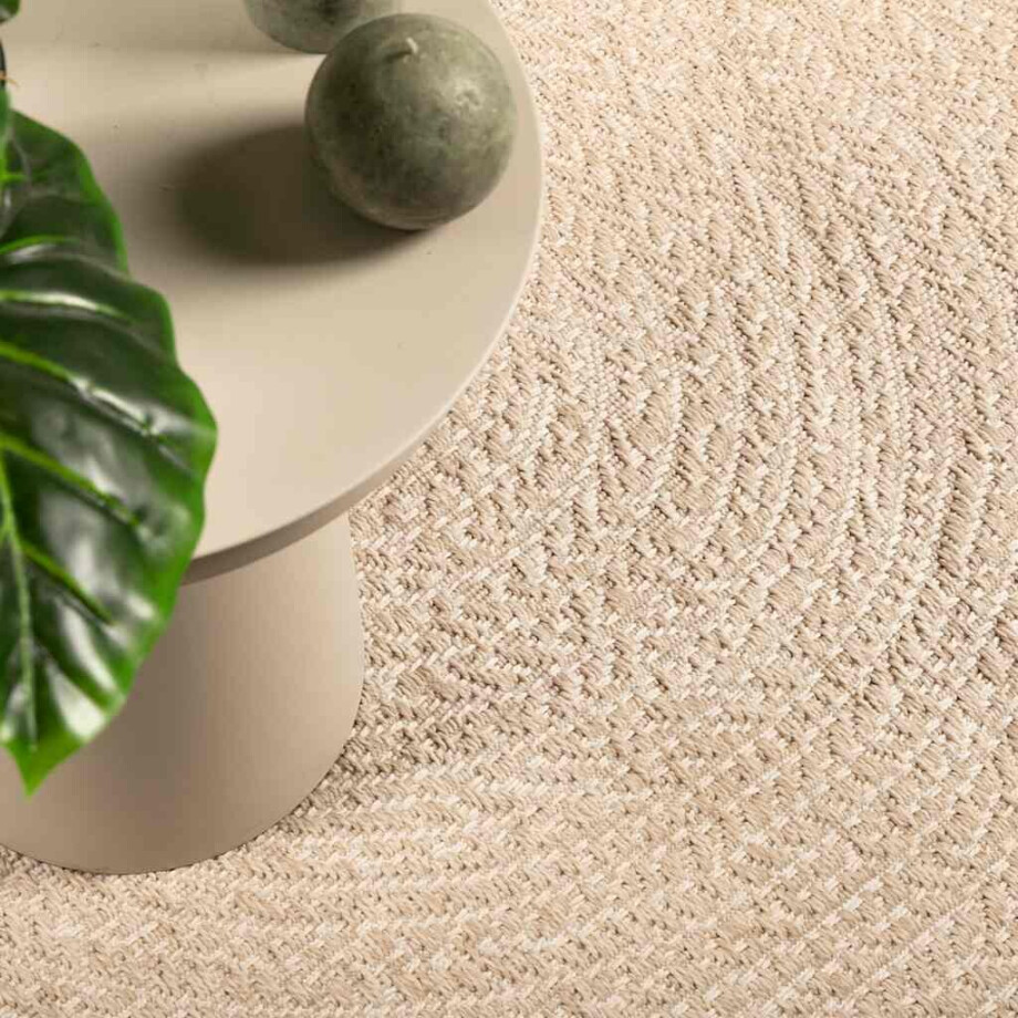 vidaXL Vloerkleed ZIZUR beige binnen en buiten 80x150 cm jute look vidaXL Vloerkleed ZIZUR beige binnen en buiten 80x150 cm jute look afbeelding 1