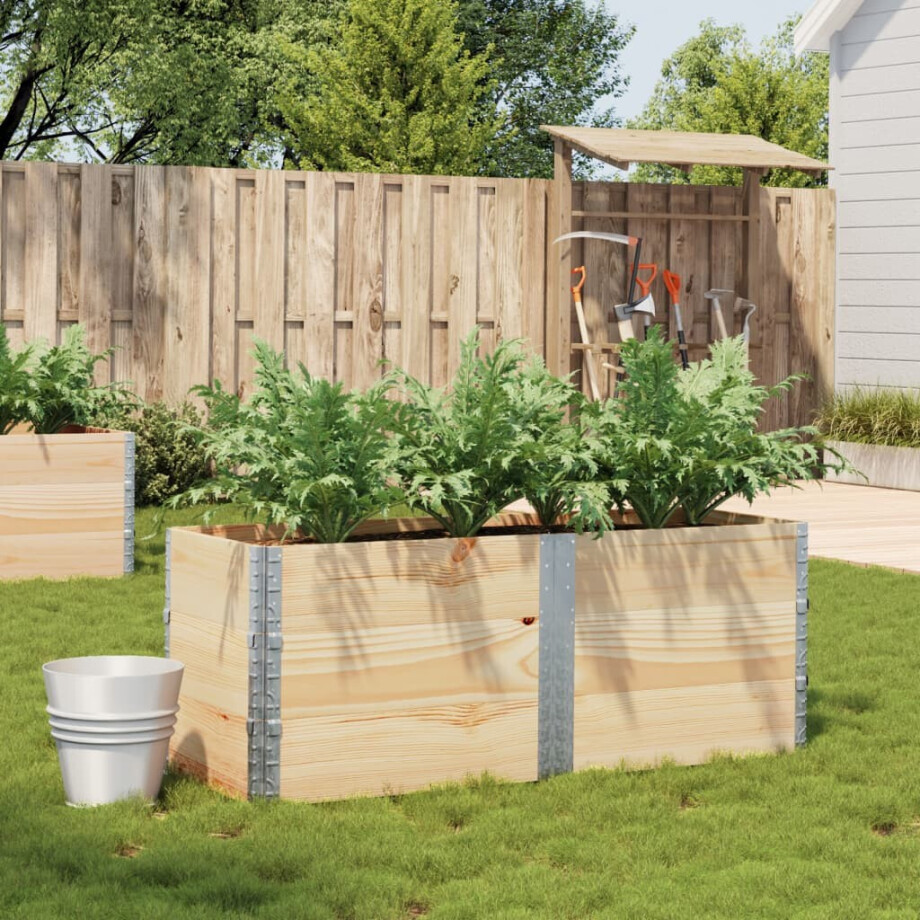 vidaXL Plantenbak 150x50 cm massief grenenhout vidaXL Plantenbak 150x50 cm massief grenenhout afbeelding 1