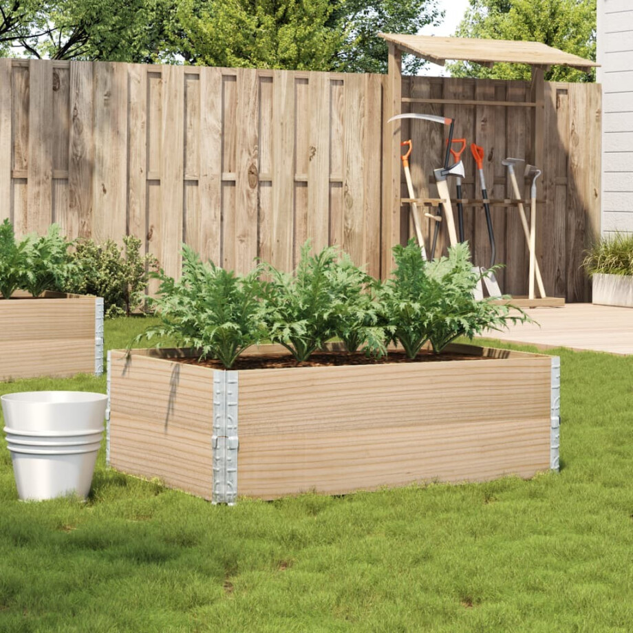 vidaXL Plantenbak 120x80 cm massief grenenhout vidaXL Plantenbak 120x80 cm massief grenenhout afbeelding 1