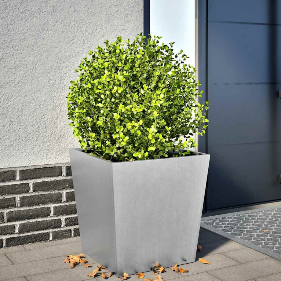vidaXL Plantenbak 50x50x50 cm gegalvaniseerd staal afbeelding 1
