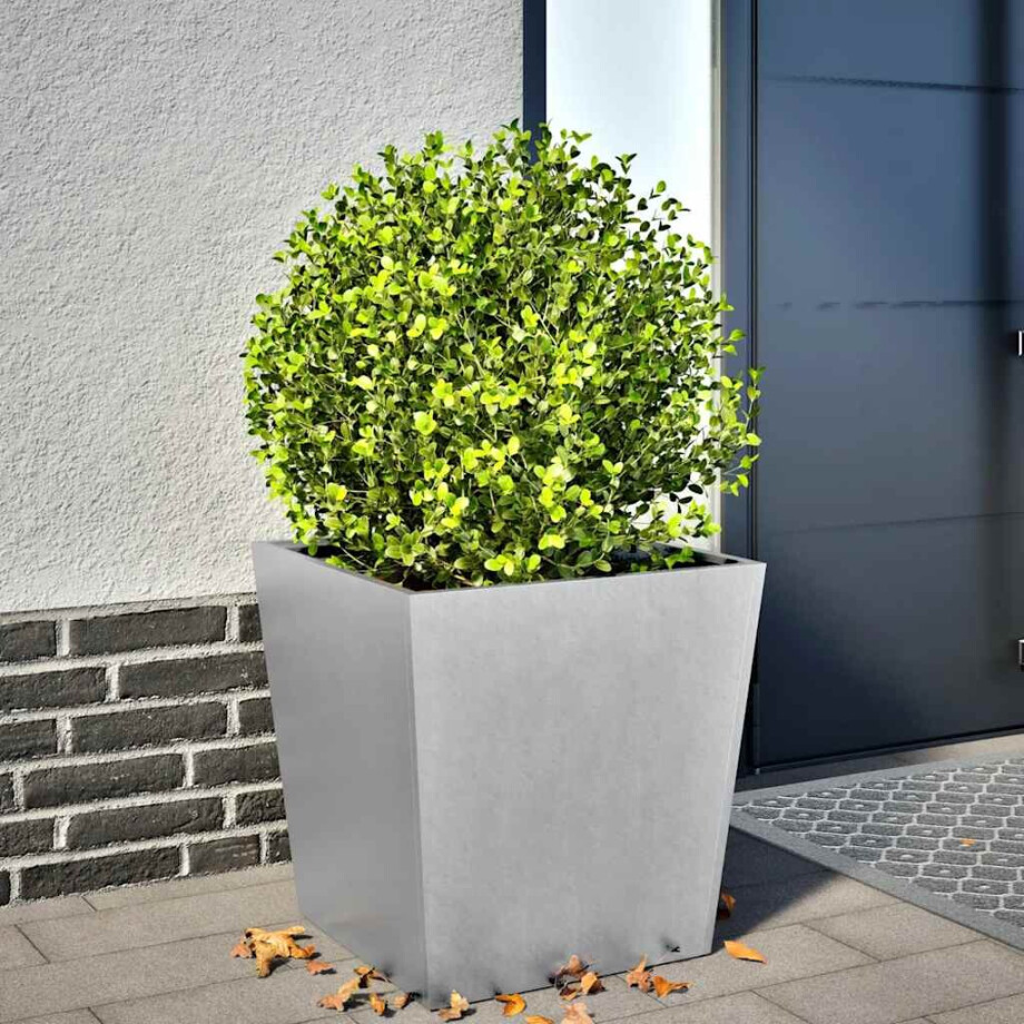 vidaXL Plantenbak 50x50x50 cm gegalvaniseerd staal afbeelding 1
