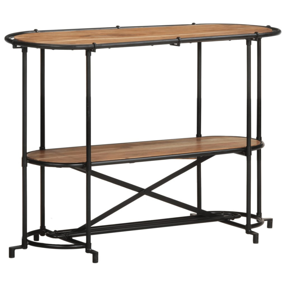vidaXL Wandtafel 110x42x76 cm massief acaciahout afbeelding 1