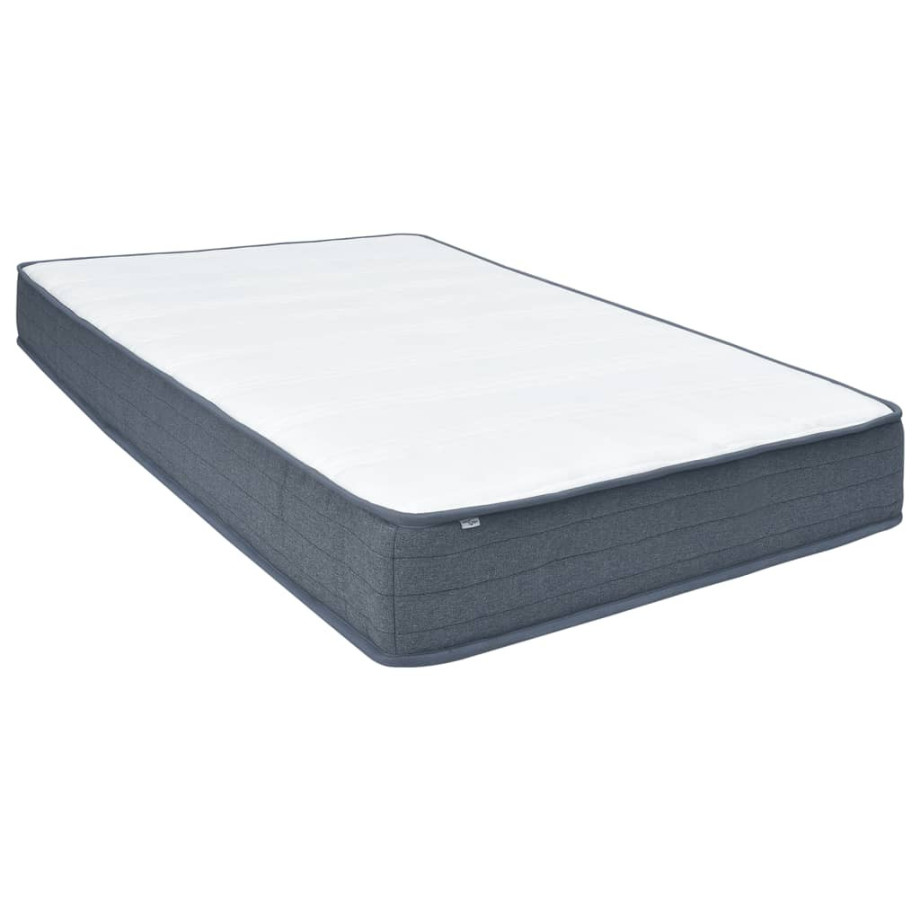 vidaXL Boxspringmatras 190x140x20 cm stof afbeelding 1