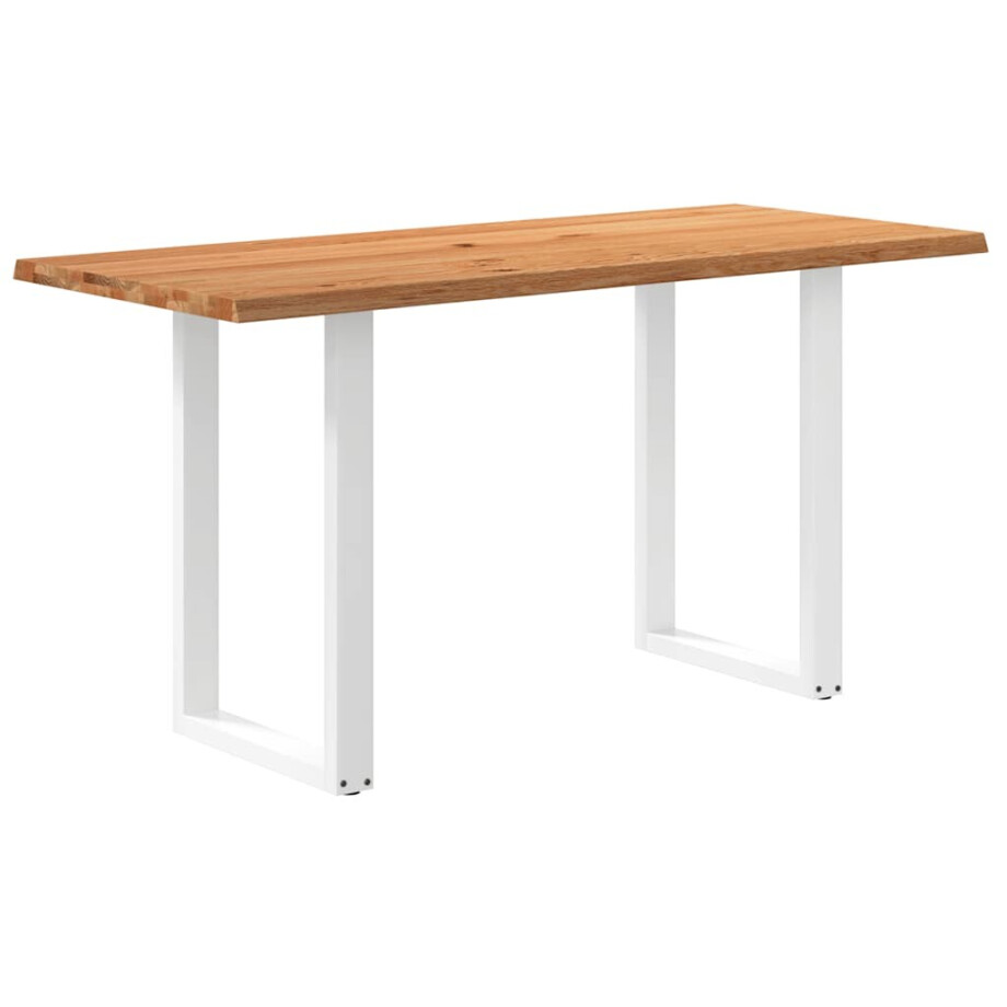 vidaXL Bartafel rechthoekig 180x80x92 cm massief eikenhout lichtbruin afbeelding 1