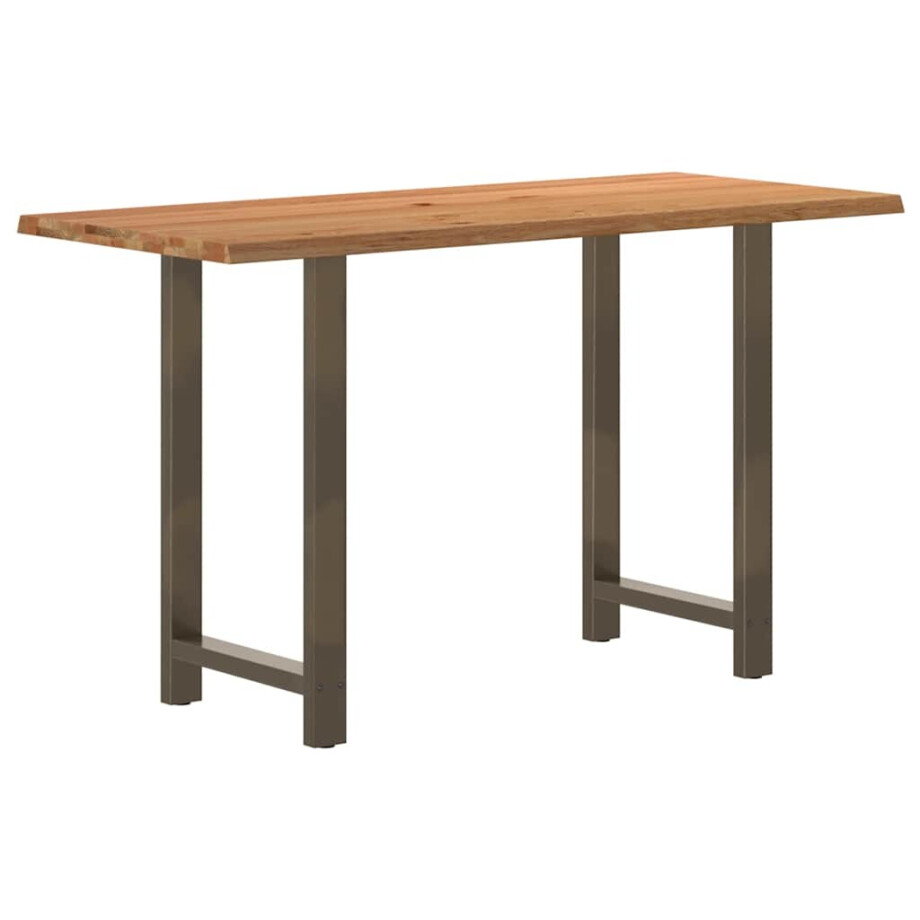 vidaXL Bartafel rechthoekig 180x80x102 cm massief eikenhout lichtbruin afbeelding 1