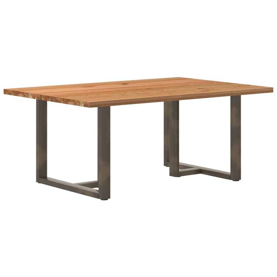 vidaXL Eettafel rechthoekig 180x120x74 cm massief eikenhout lichtbruin vidaXL Eettafel rechthoekig 180x120x74 cm massief eikenhout lichtbruin afbeelding 1