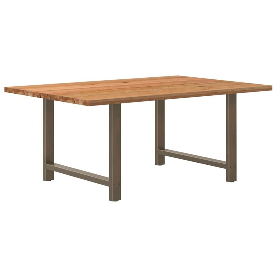 vidaXL Eettafel rechthoekig 180x120x74 cm massief eikenhout lichtbruin vidaXL Eettafel rechthoekig 180x120x74 cm massief eikenhout lichtbruin afbeelding 1
