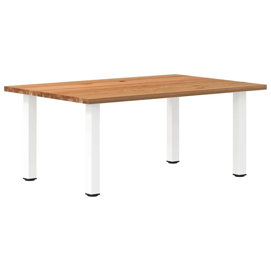 vidaXL Eettafel rechthoekig 180x120x74 cm massief eikenhout lichtbruin vidaXL Eettafel rechthoekig 180x120x74 cm massief eikenhout lichtbruin afbeelding 1