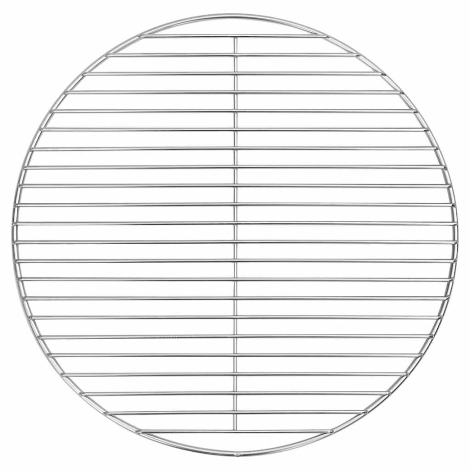vidaXL Barbecuerooster Zilver 43 x 43 cm Roestvrij staal afbeelding 1