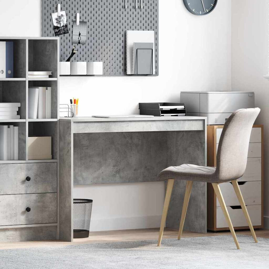 vidaXL Bureau Beton Grijs 100 x 50 x 76 cm vidaXL Bureau Beton Grijs 100 x 50 x 76 cm afbeelding 1
