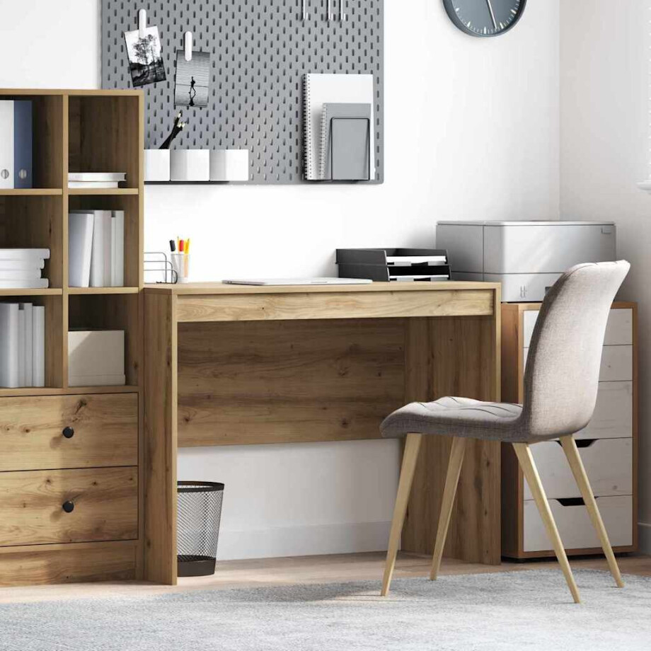 vidaXL Bureau Artisan Eiken 100 x 50 x 76 cm afbeelding 1