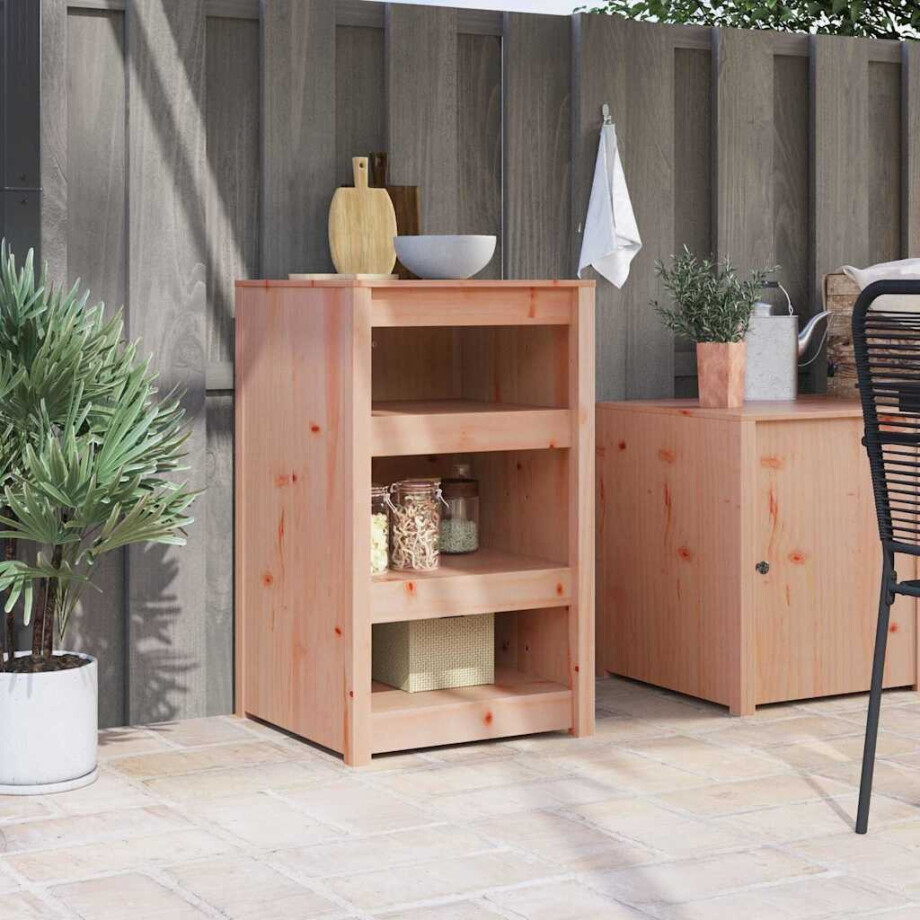 vidaXL Keukenkast met plank MEPPEL Bruin Eiken 55 x 55 x 92 cm afbeelding 1