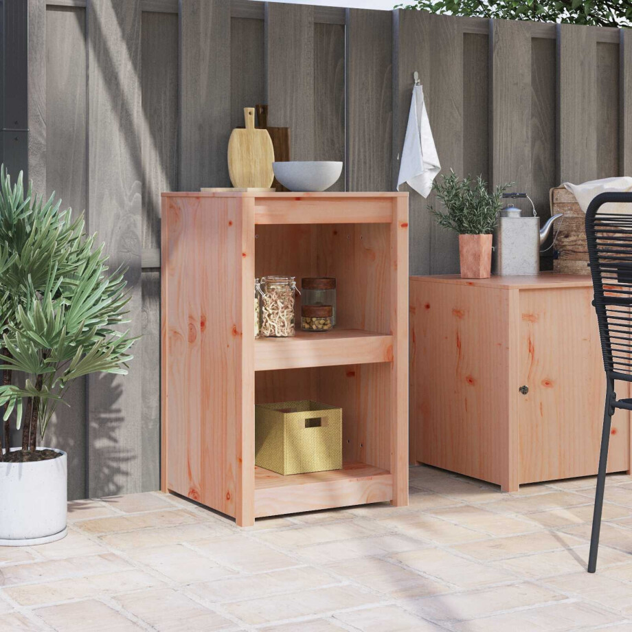 vidaXL Keukenkast met plank MEPPEL Bruin Eiken 55 x 55 x 92 cm afbeelding 1