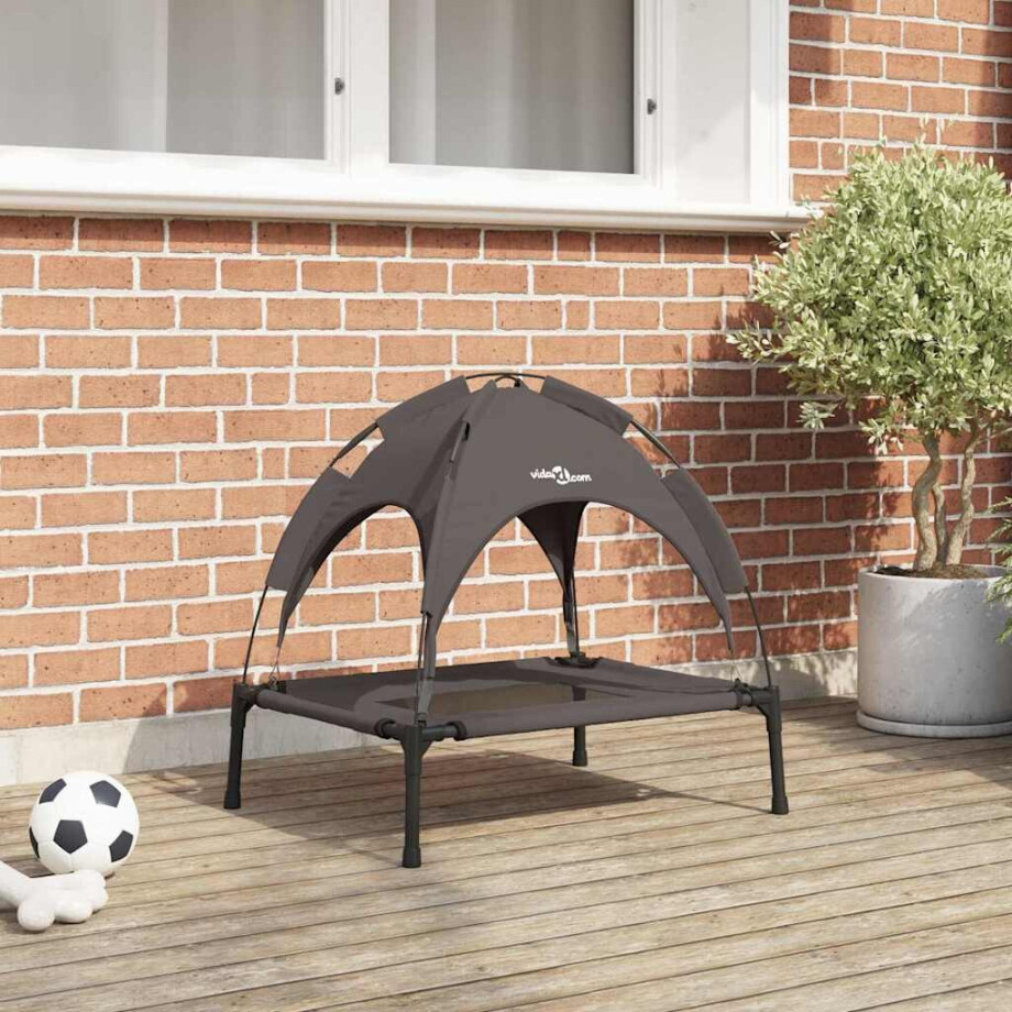 vidaXL Hondenbed Bruin 62 x 48 x 61 cm Staal vidaXL Hondenbed Bruin 62 x 48 x 61 cm Staal afbeelding 1