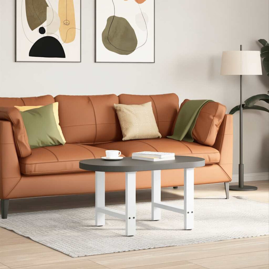 vidaXL Salontafelpoten 2 st 50x(42-43) cm staal wit vidaXL Salontafelpoten 2 st 50x(42-43) cm staal wit afbeelding 1