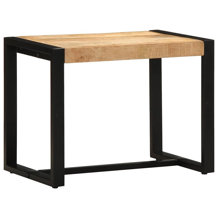 vidaXL Bank 60x35x45 cm massief ruw hout mango afbeelding 1