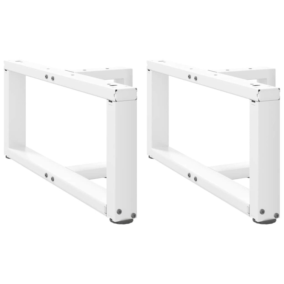 vidaXL Salontafelpoten 2 st T-vormig 70x25x(30-31) cm staal wit vidaXL Salontafelpoten 2 st T-vormig 70x25x(30-31) cm staal wit afbeelding 1