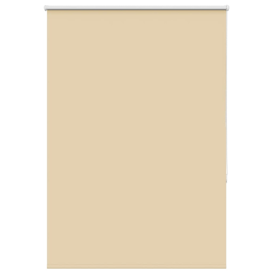 vidaXL Rolgordijn verduisterend 105x130 cm stofbreedte 100,7 cm beige afbeelding 1