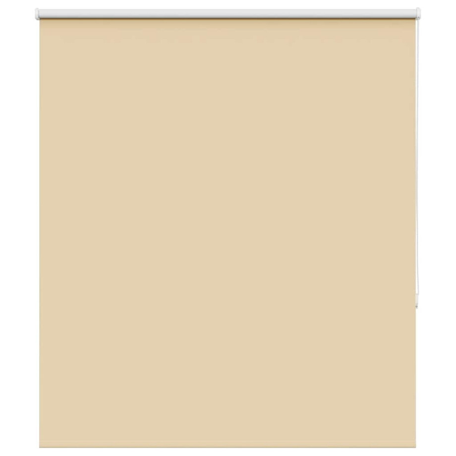 vidaXL Rolgordijn verduisterend 125x130 cm stofbreedte 121,6 cm beige afbeelding 1