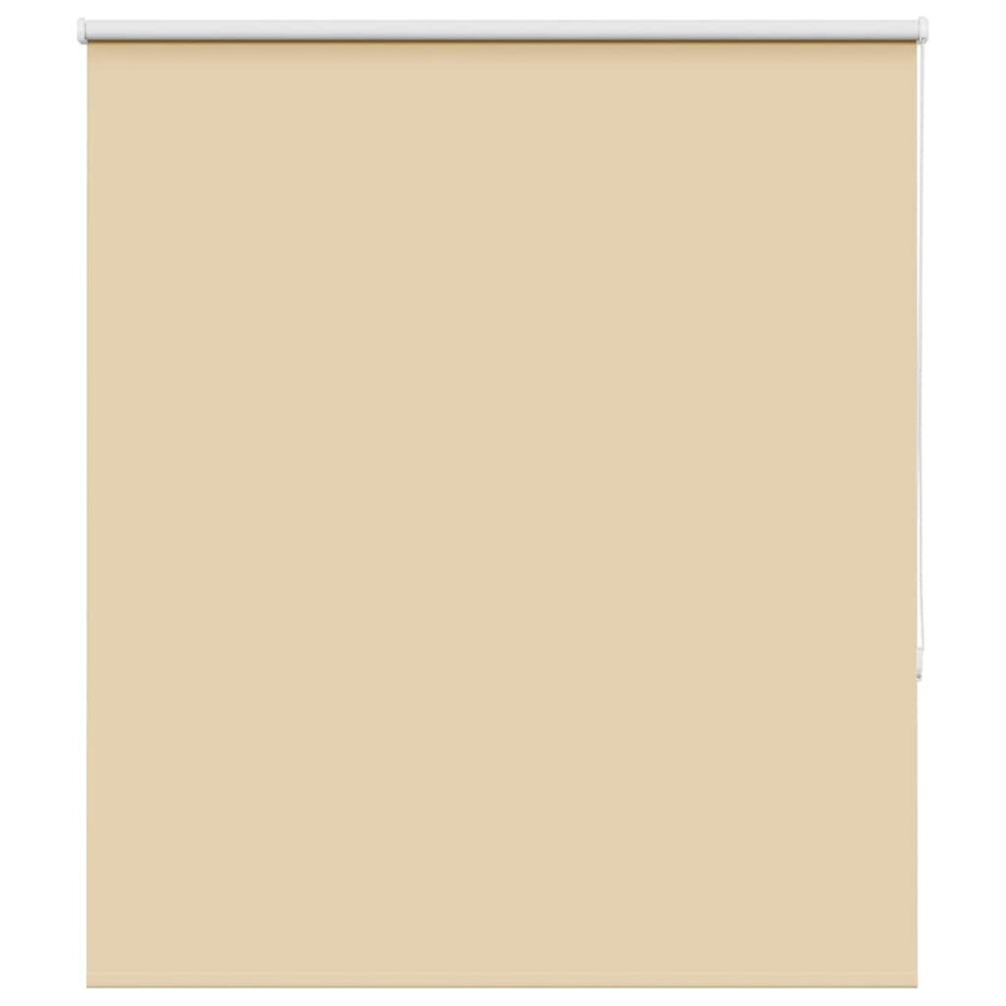 vidaXL Rolgordijn verduisterend 135x130 cm stofbreedte 131,6 cm beige afbeelding 1