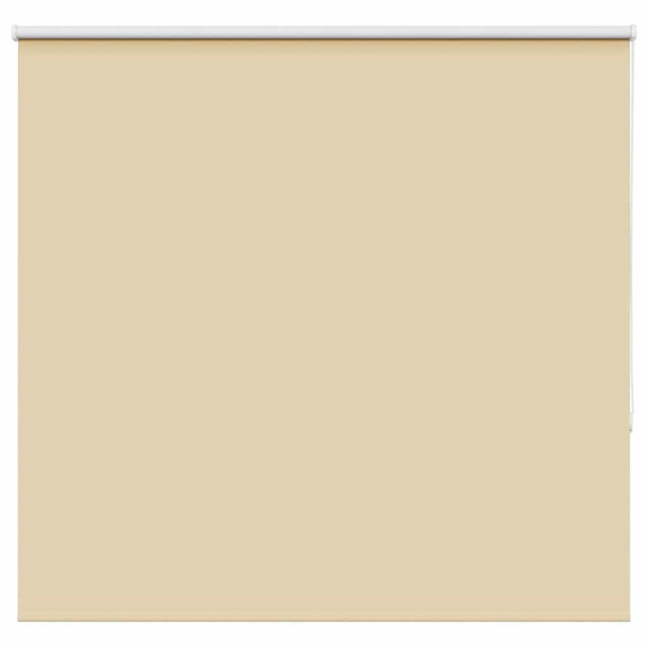 vidaXL Rolgordijn verduisterend 160x130 cm stofbreedte 156,6 cm beige afbeelding 1